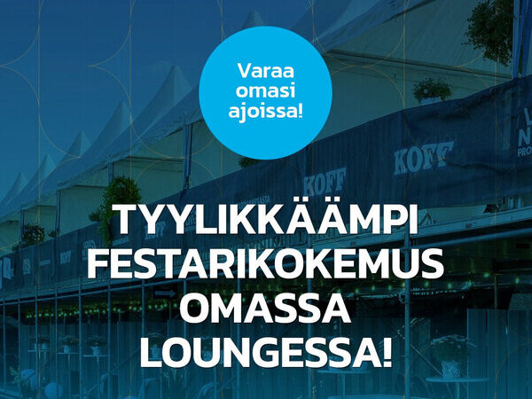 Suositut lounget nyt myynnissä